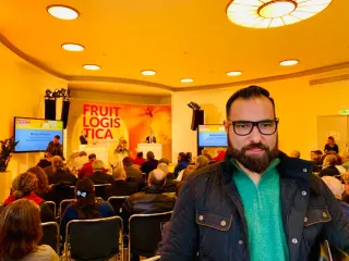 Luis García en la conferencia inaugural de Fruit Logistica Berlín