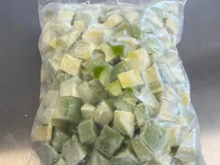 Bolsa de cubos de aguacate congelado IQF