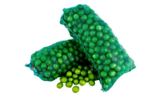 Arpillas de malla verde con limón de exportación